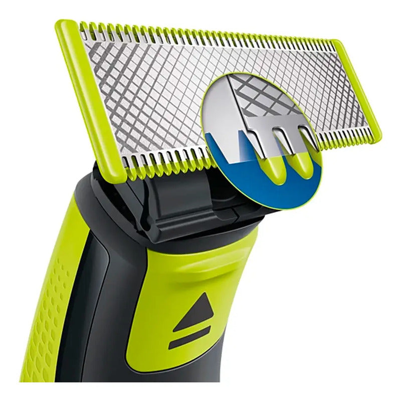 Philips Oneblade Cuchillas Repuesto Acero Inoxidable 2 Pzs Verde