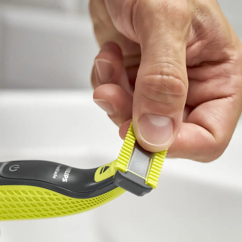 Afeitadora Oneblade Para Cara + Cuerpo Philips Qp2824/10 Verde Lima