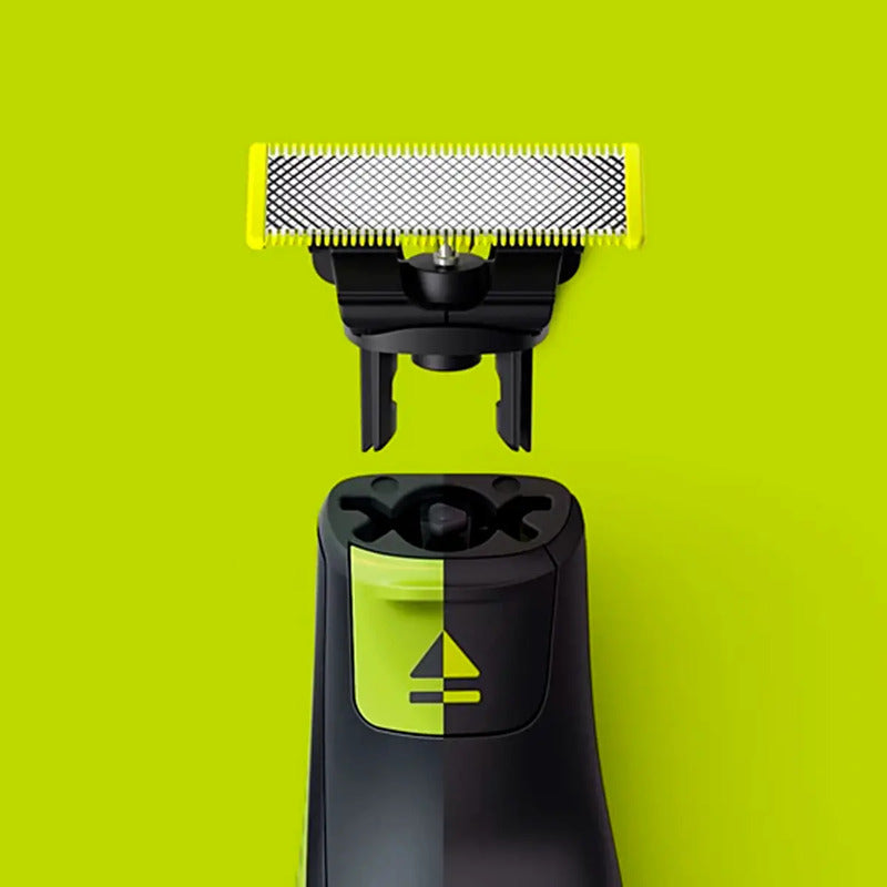 Philips Oneblade Cuchillas Repuesto Acero Inoxidable 2 Pzs Verde