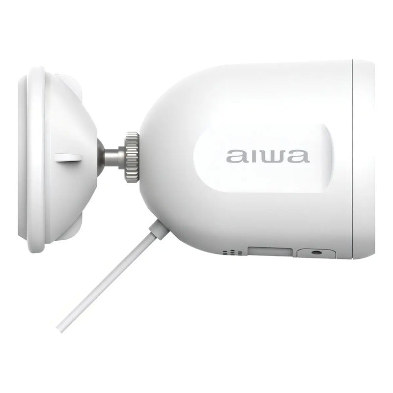 Cámara De Seguridad Aiwa Wifi 3mp Exterior Awctoa3 Blanco