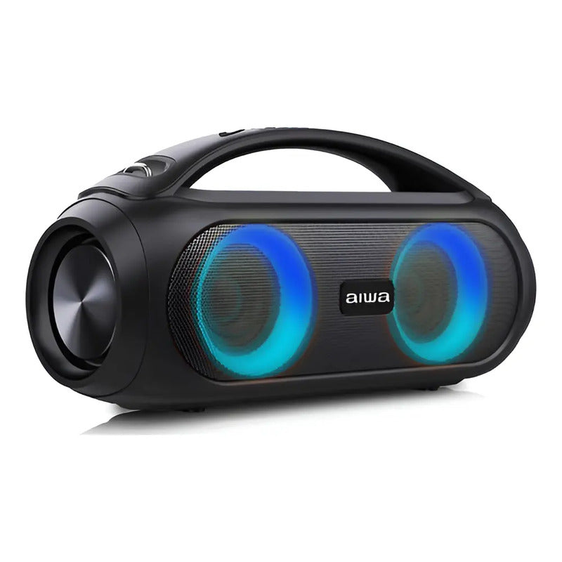 Parlante Aiwa Boombox Aw-s500bt Portátil Con Bluetooth Negro