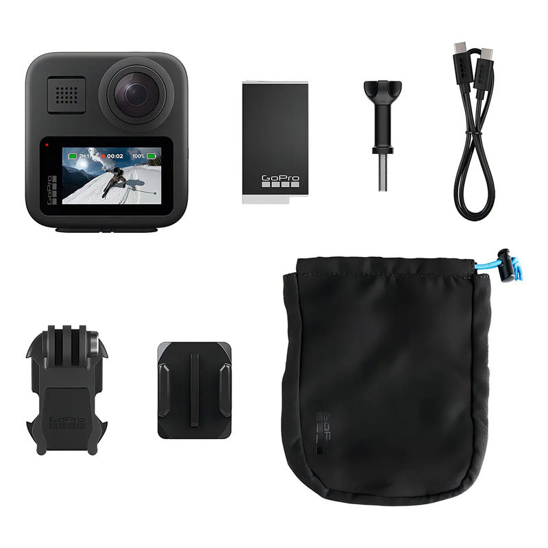 Cámara Gopro Max 360 5,6k Resistente Sumergible 6 Micrófonos Negro