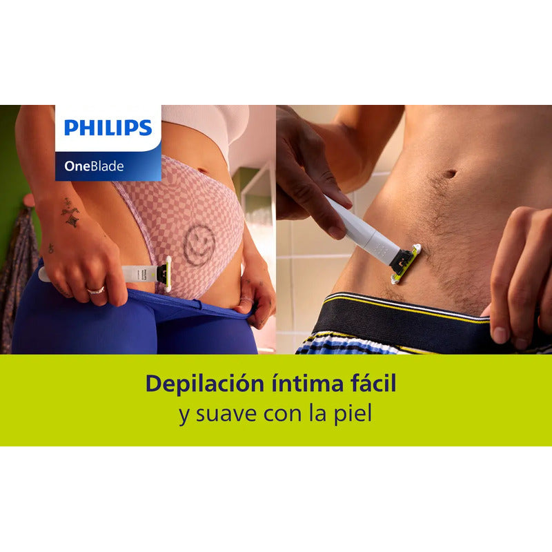 Philips Oneblade Intimate Qp1924/10 Uso En Seco Y Húmedo Blanco