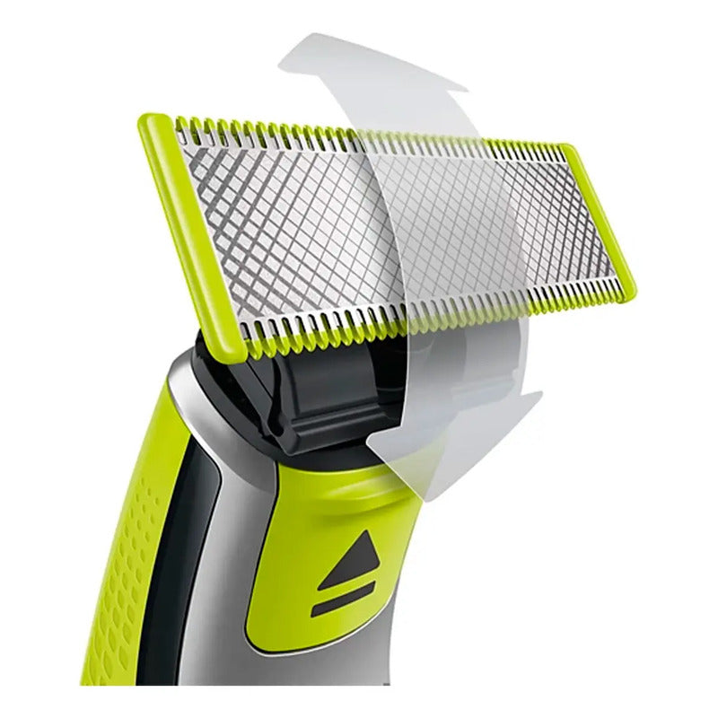 Philips Oneblade Cuchillas Repuesto Acero Inoxidable 2 Pzs Verde