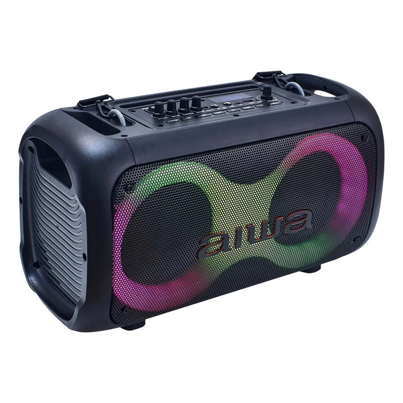 Parlante Activo Aiwa Awpoh35plus Portátil Blutetooth 600w Pmpo Color Negro