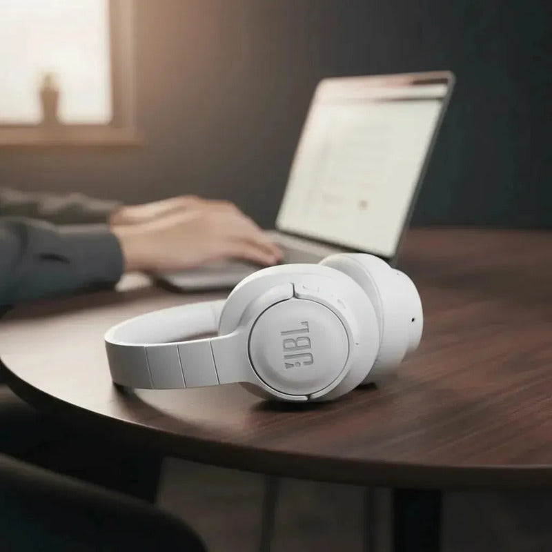 Auriculares Jbl Tune 770nc, Cancelación De Ruido, Bluetooth Blanco