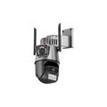 Camara Seguridad Wifi 360° Doble Lente Vision Nocturna Negro