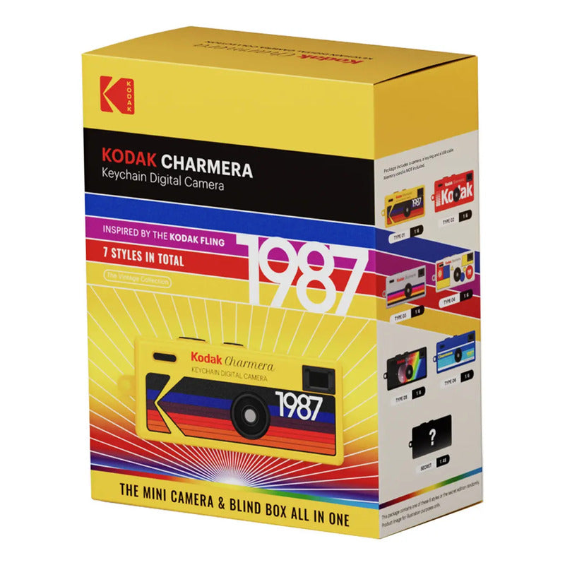 Cámara Kodak Charmera Keychain Digital Mini Caja Multicolor Multicolor
