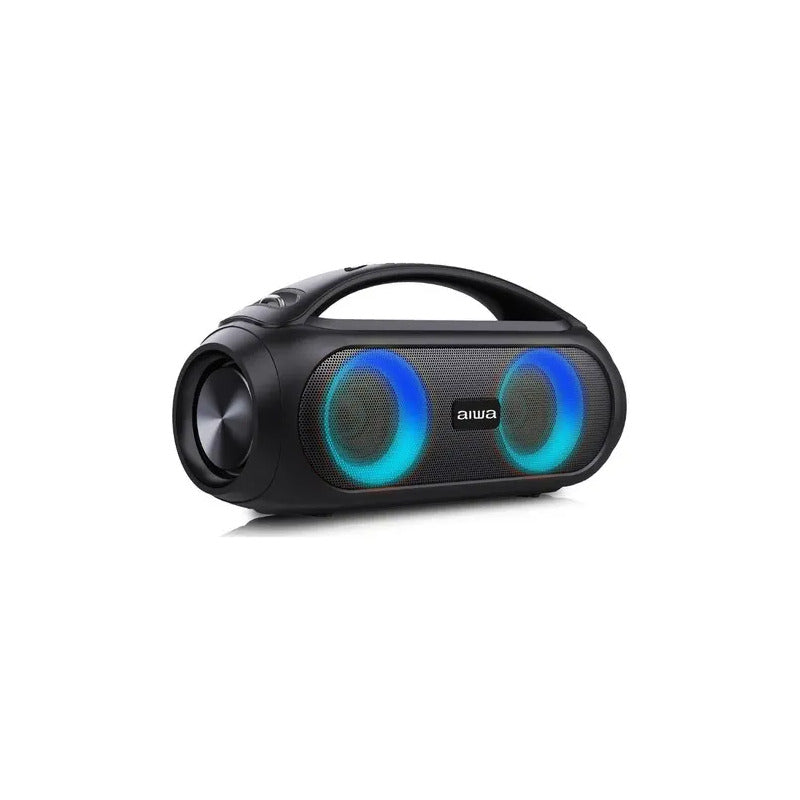 Parlante Aiwa Boombox Aw-s500bt Portátil Con Bluetooth Color Negro