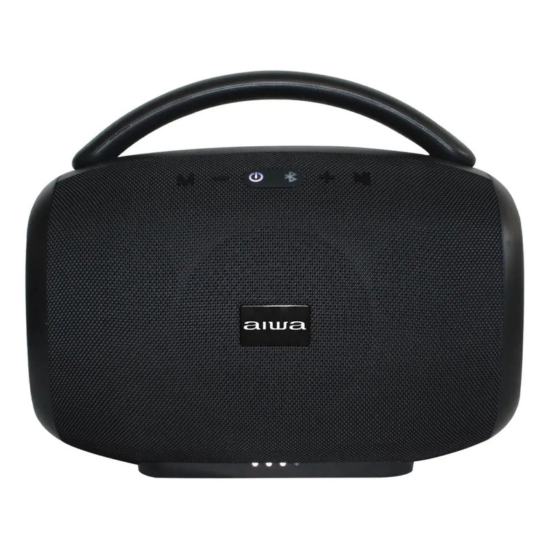 Parlante  Bluetooth Aiwa 500w Pmpo Con Tws, Usb Y Radio Fm Negro