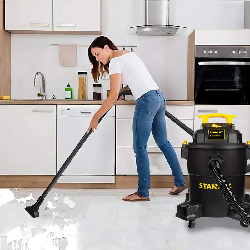 Aspiradora Stanley 23lts 3000w Sl19116p Liquido Y Polvo Color Negro