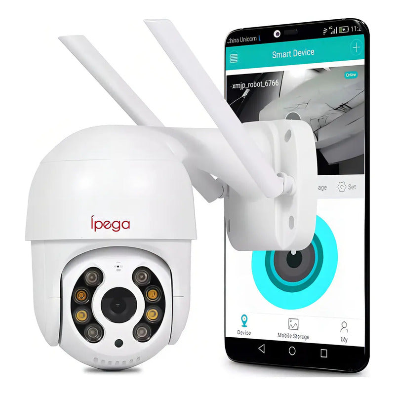 Cámara De Seguridad Ipega Ip Wifi 1080p Speed Dome A Prueba De Agua Blanco