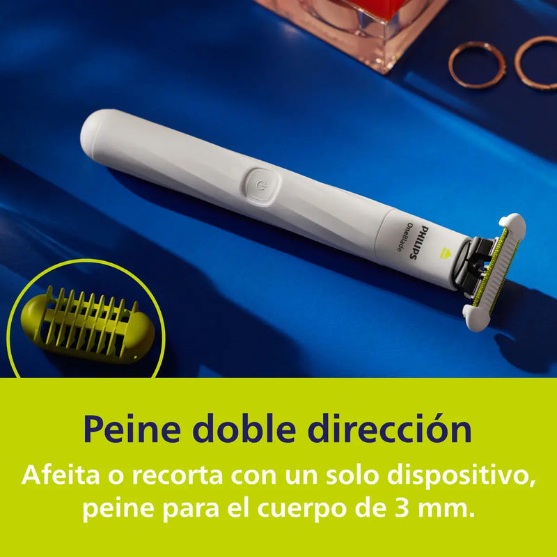 Philips Oneblade Intimate Qp1924/10 Uso En Seco Y Húmedo Blanco