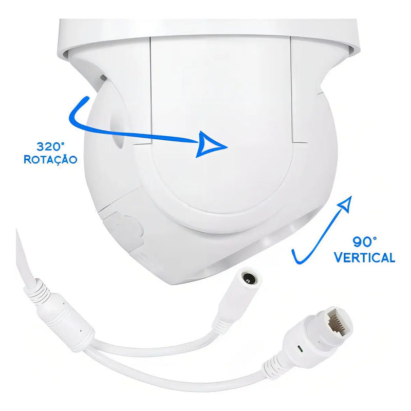 Cámara De Seguridad Ipega Ip Wifi 1080p Speed Dome A Prueba De Agua Blanco