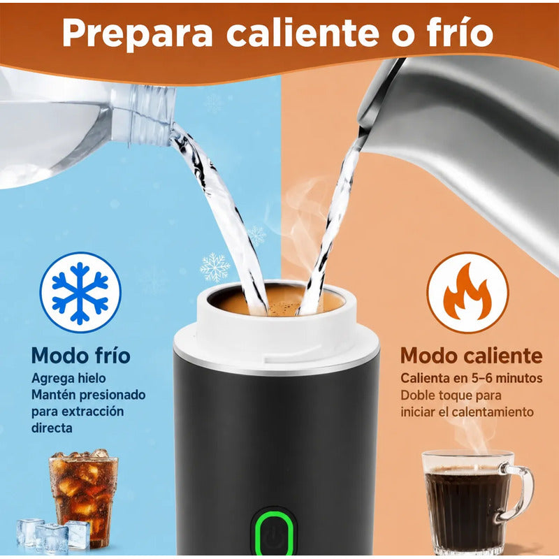 Cafetera Portátil Expresso 3 En 1 Para Casulas Dolce Gusto Negro