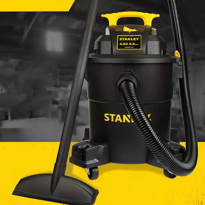 Aspiradora Stanley 23lts 3000w Sl19116p Liquido Y Polvo Negro