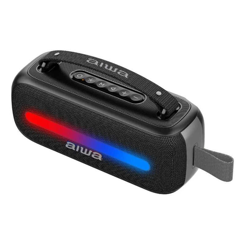 Parlante Aiwa Awss40bt Portátil Bluetooth Con Karaoke Negro Negro